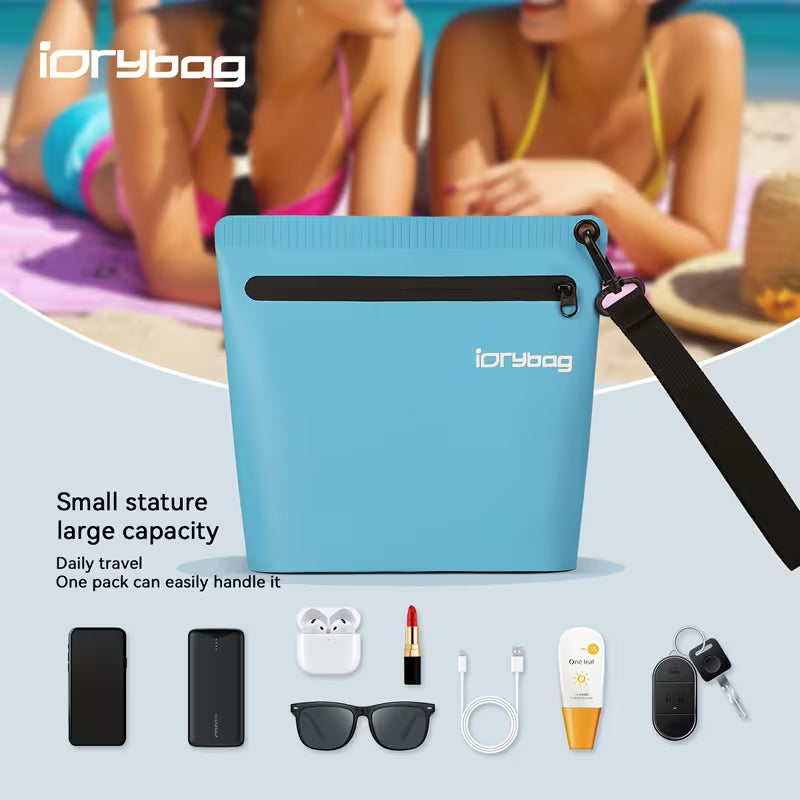 Splashproof Swim & Travel Pouch - Sports Style, Zip Close