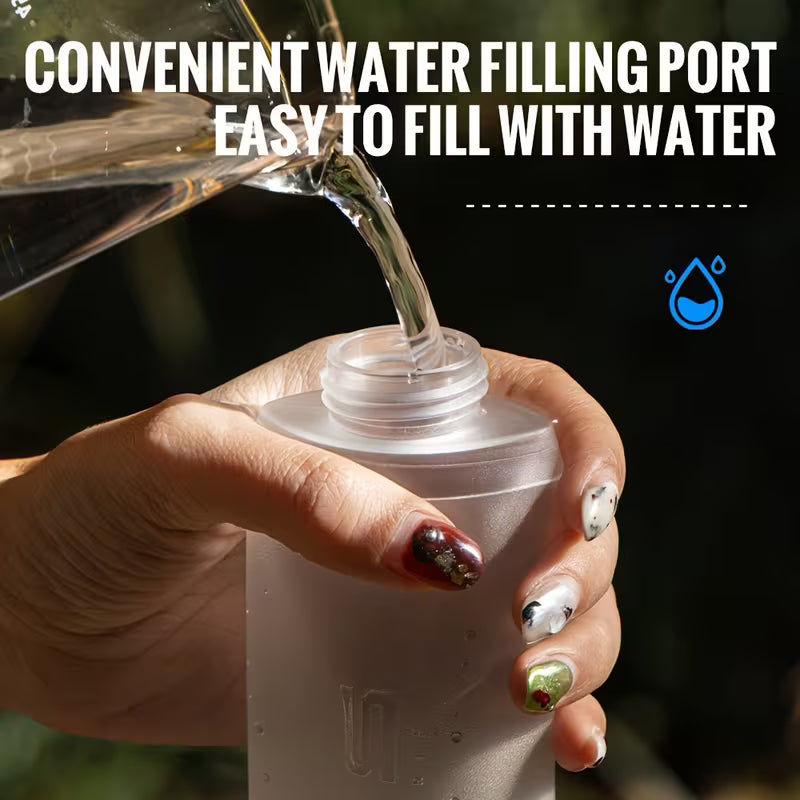 Collapsible Soft Flask - Leak-Proof Running & Cycling Water Bottle