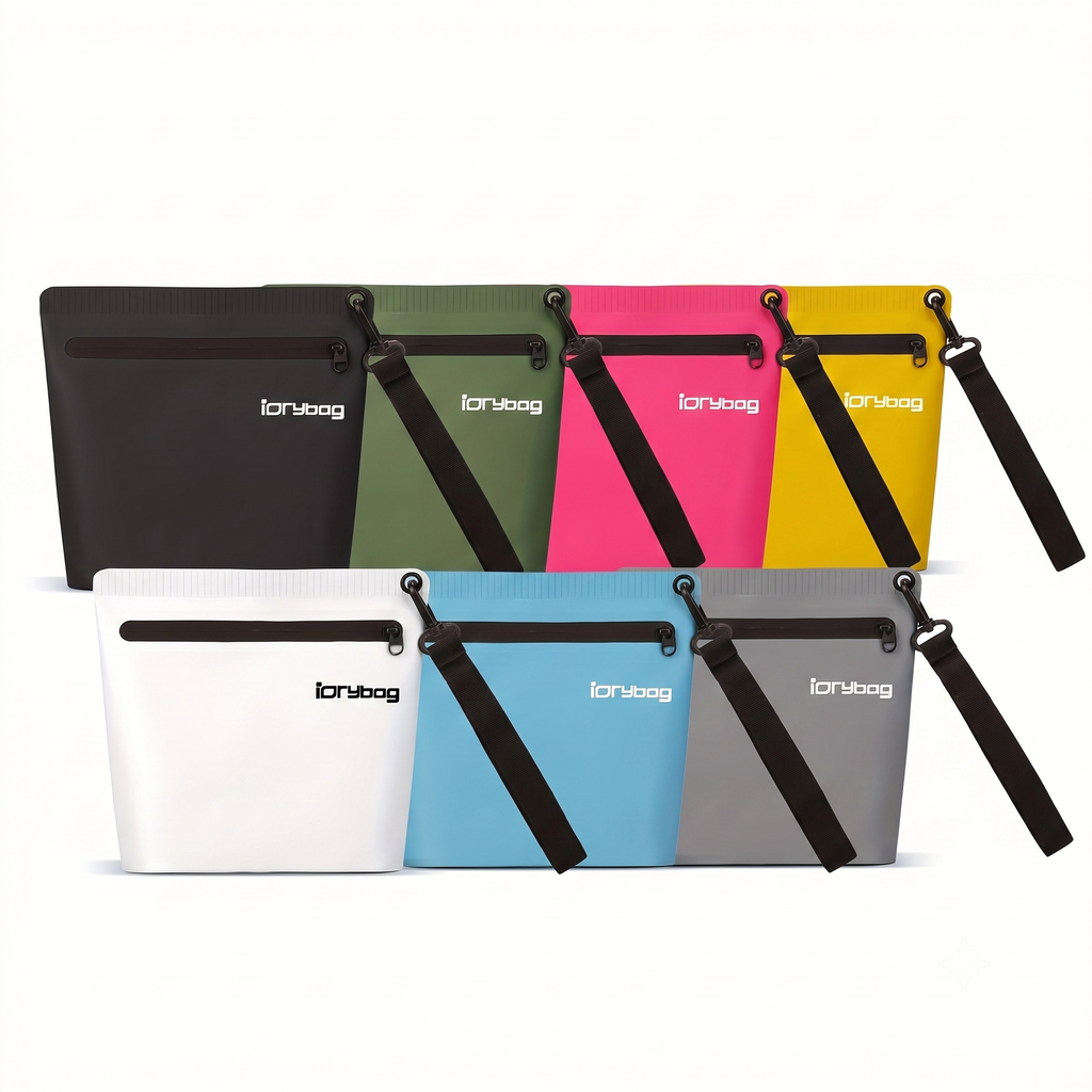 Splashproof Swim & Travel Pouch - Sports Style, Zip Close