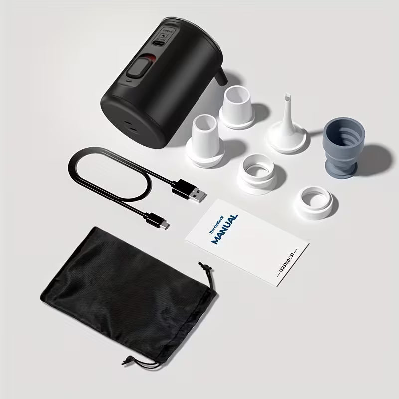 Rechargeable Mini Air Pump, Inflates and Deflates