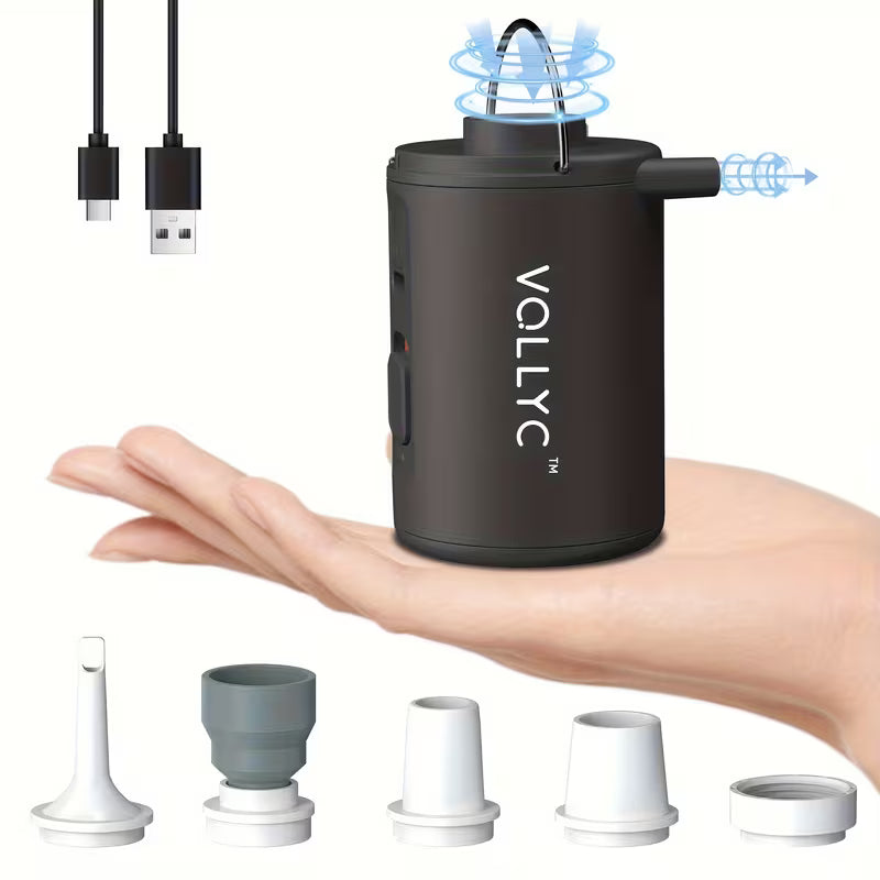Rechargeable Mini Air Pump, Inflates and Deflates
